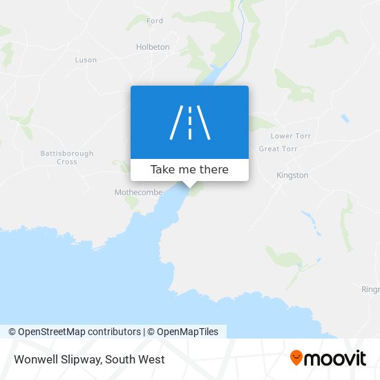 Wonwell Slipway map