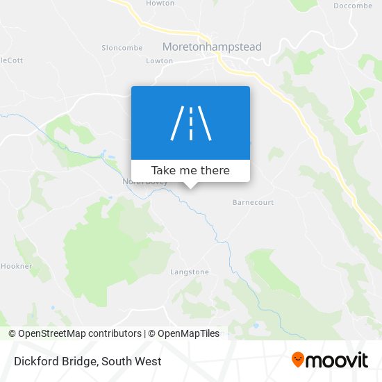 Dickford Bridge map