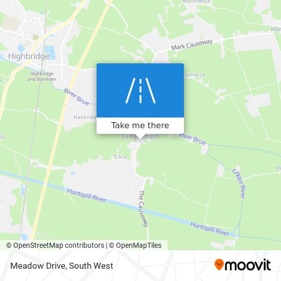 Meadow Drive map