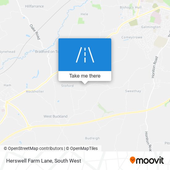 Herswell Farm Lane map