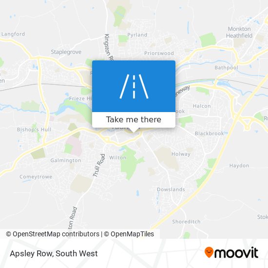 Apsley Row map