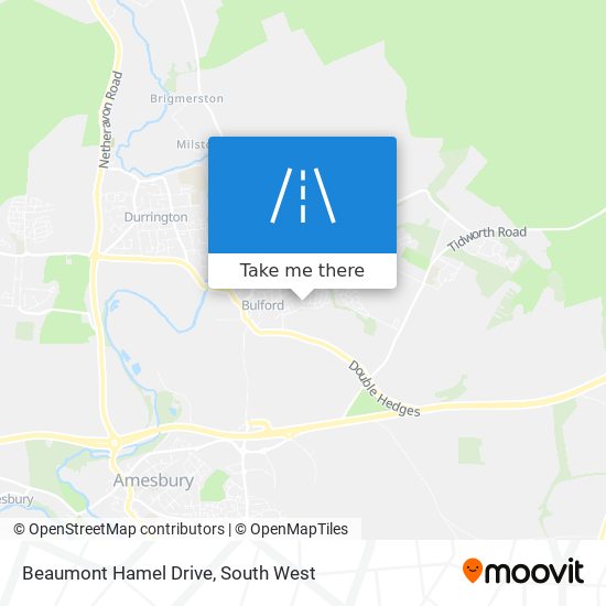 Beaumont Hamel Drive map