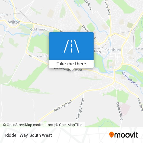 Riddell Way map