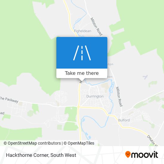 Hackthorne Corner map