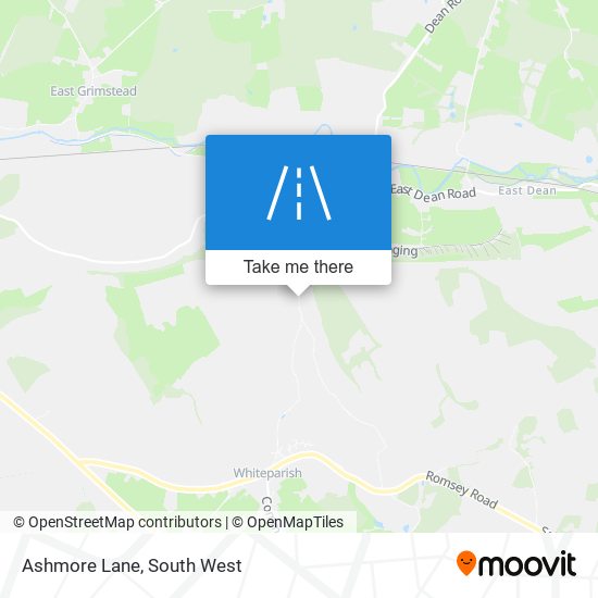Ashmore Lane map