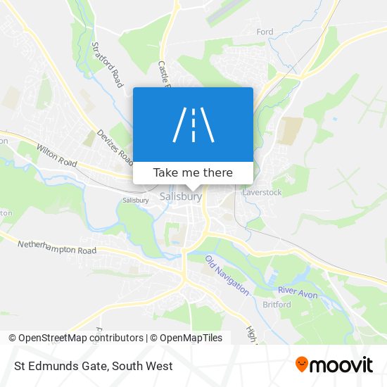 St Edmunds Gate map