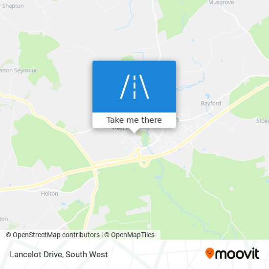 Lancelot Drive map