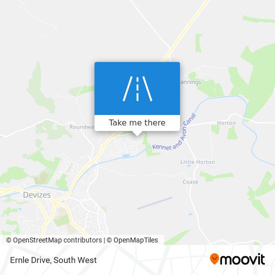 Ernle Drive map