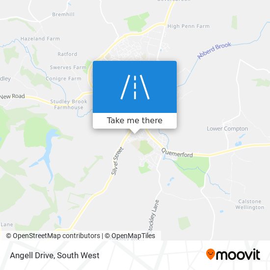 Angell Drive map