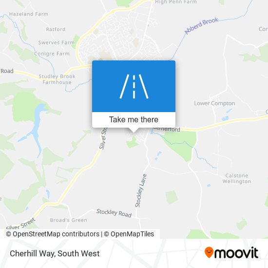 Cherhill Way map