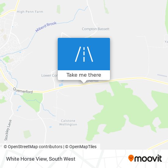 White Horse View map