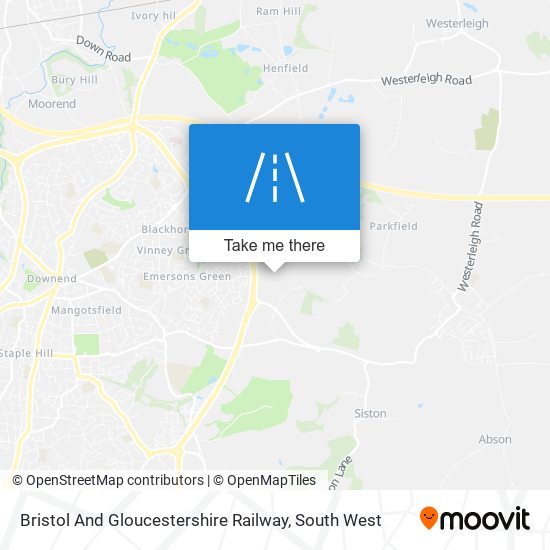 Bristol And Gloucestershire Railway map