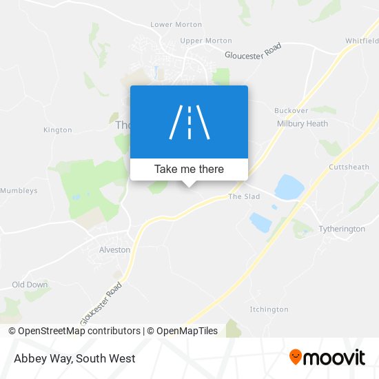 Abbey Way map