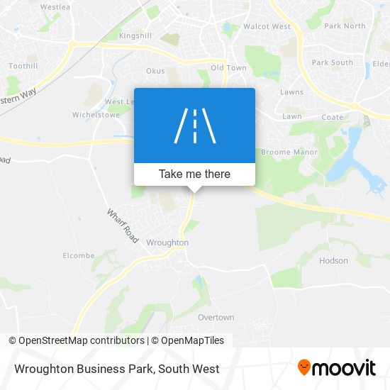 Wroughton Business Park map