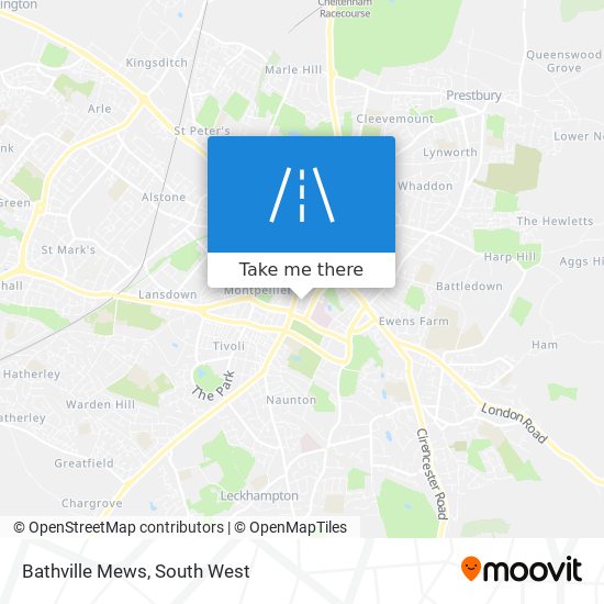 Bathville Mews map
