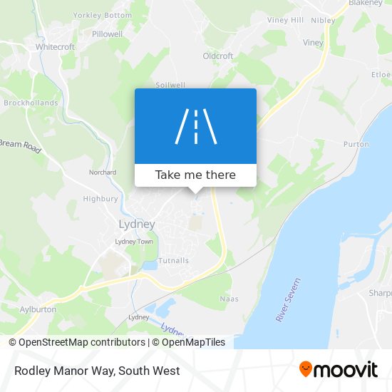 Rodley Manor Way map