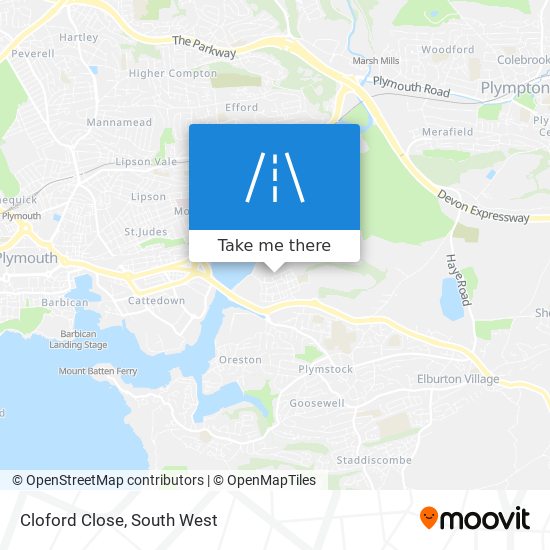 Cloford Close map