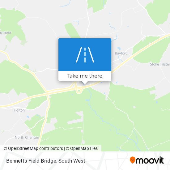 Bennetts Field Bridge map