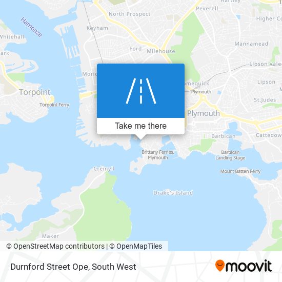 Durnford Street Ope map