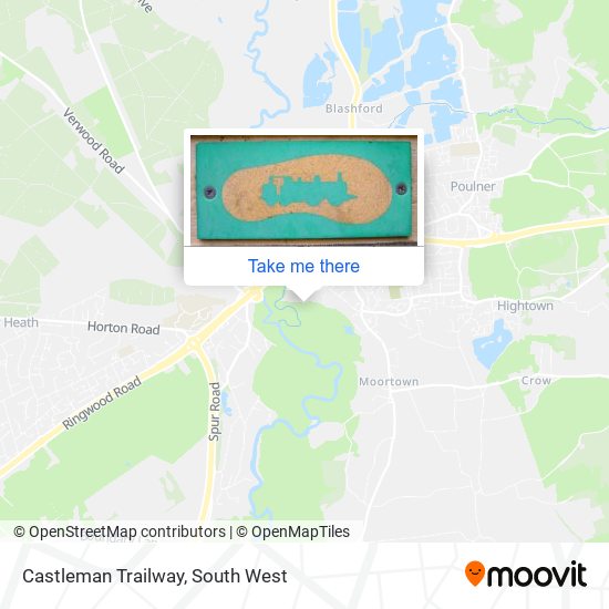 Castleman Trailway map