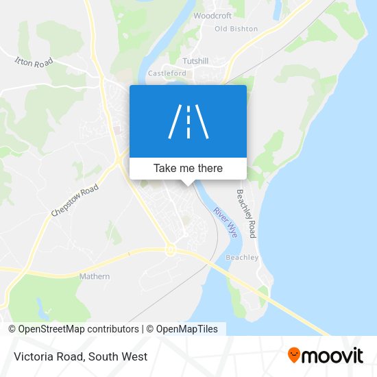 Victoria Road map