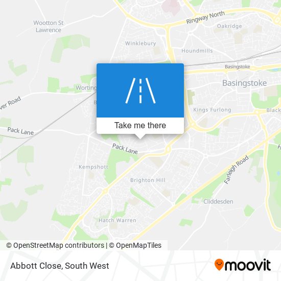 Abbott Close map