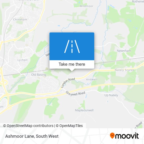 Ashmoor Lane map