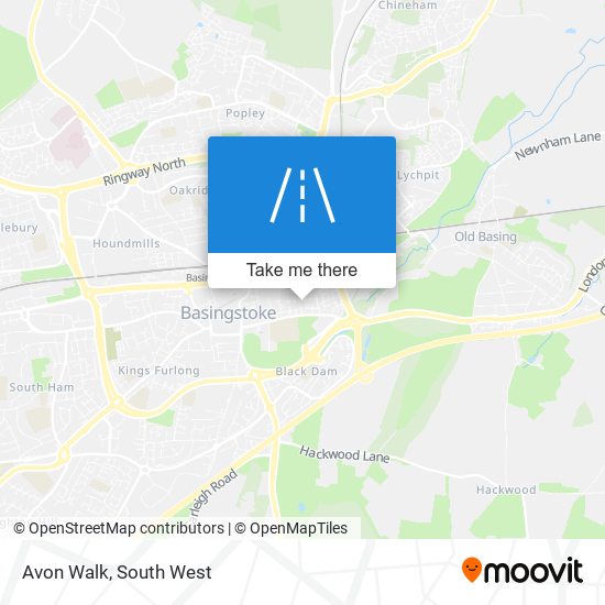 Avon Walk map