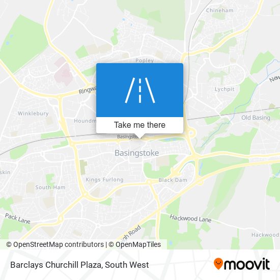 Barclays Churchill Plaza map