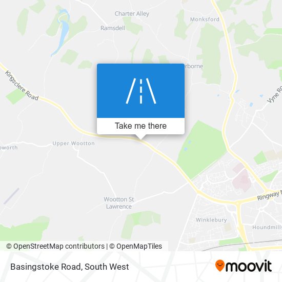 Basingstoke Road map