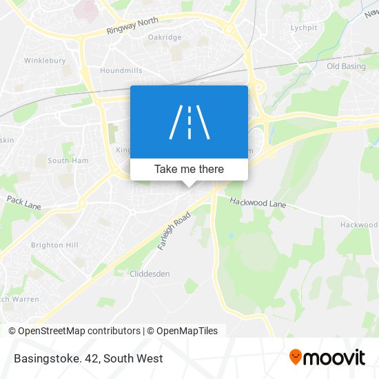 Basingstoke. 42 map