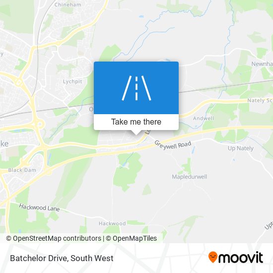 Batchelor Drive map