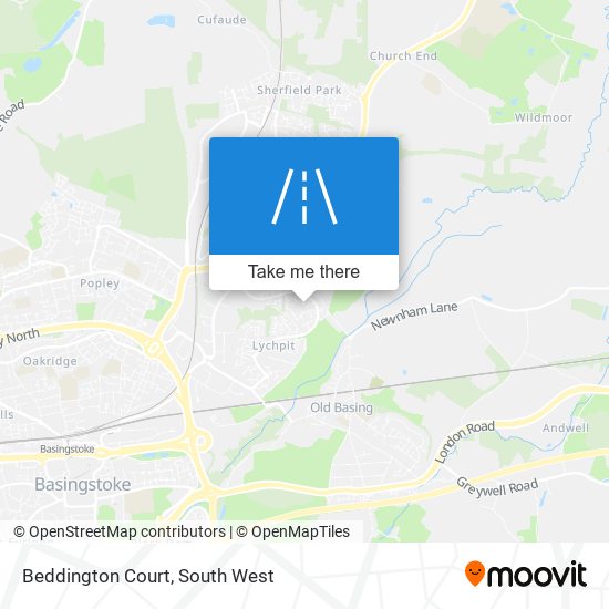 Beddington Court map
