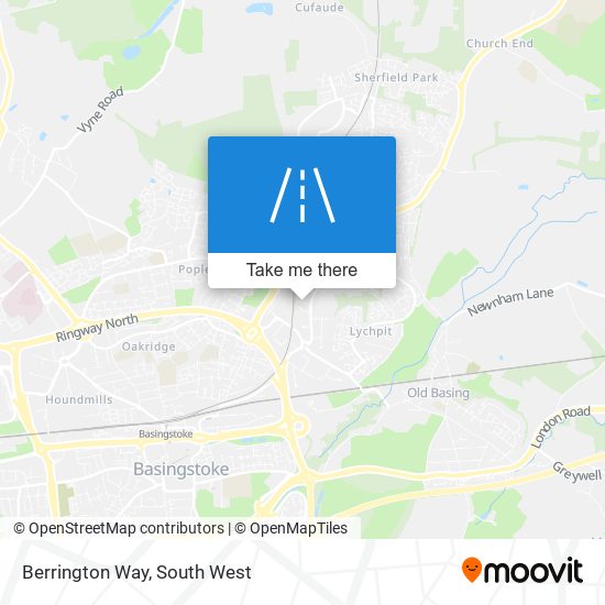 Berrington Way map