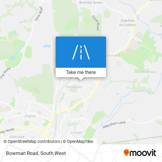 Bowman Road map