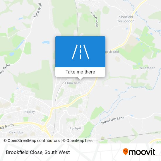 Brookfield Close map