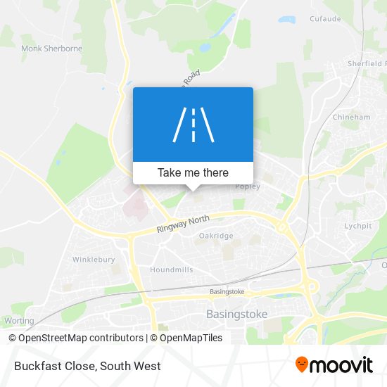 Buckfast Close map