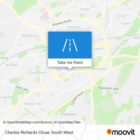 Charles Richards Close map