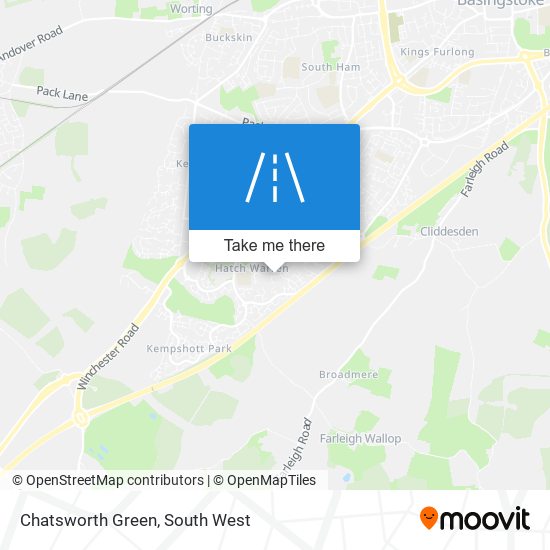 Chatsworth Green map