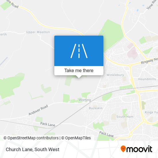 Church Lane map