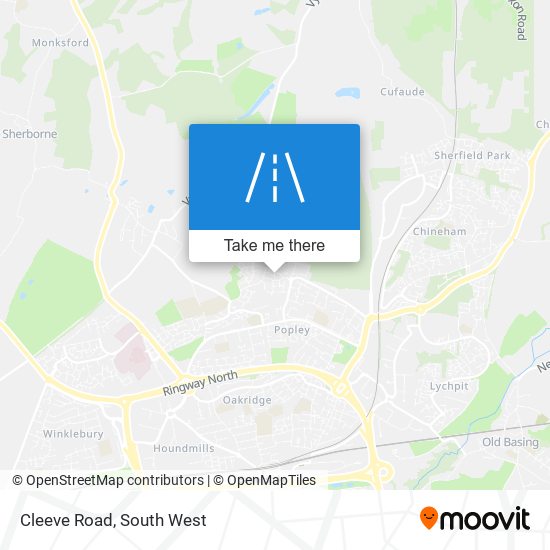 Cleeve Road map