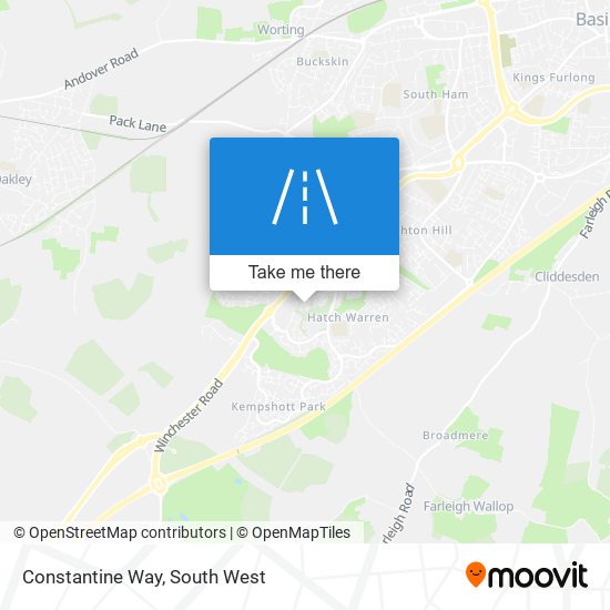 Constantine Way map