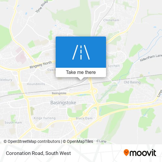 Coronation Road map