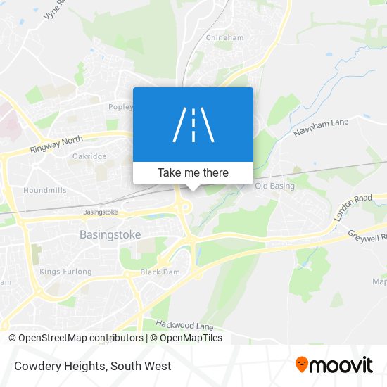 Cowdery Heights map