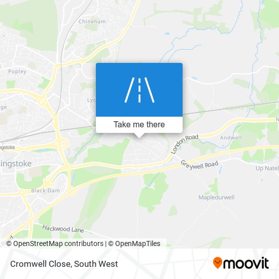 Cromwell Close map