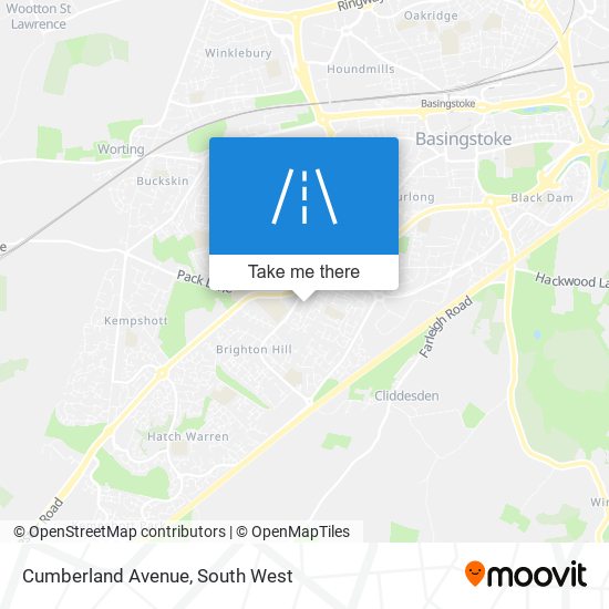 Cumberland Avenue map