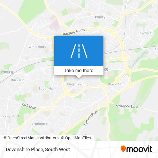 Devonshire Place map