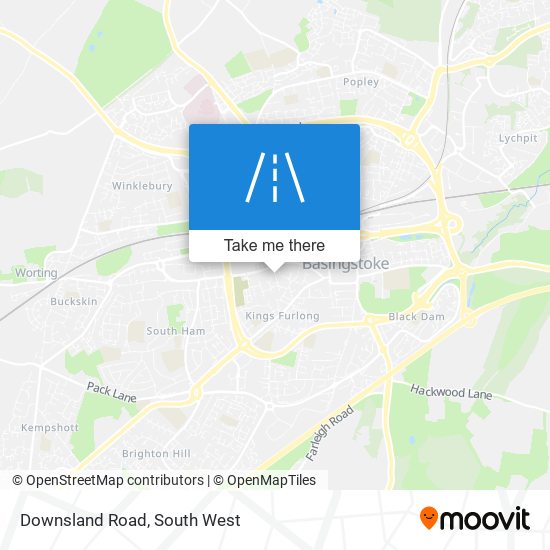 Downsland Road map