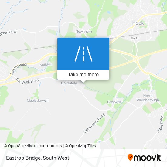 Eastrop Bridge map