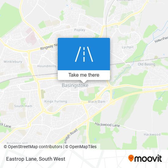 Eastrop Lane map